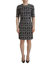 Dolce & Gabbana Jacquard Sheath Bodycon Dress