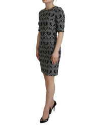 Dolce & Gabbana Jacquard Sheath Bodycon Dress
