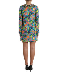 Dolce & Gabbana Multicolor Silk Mini Dress