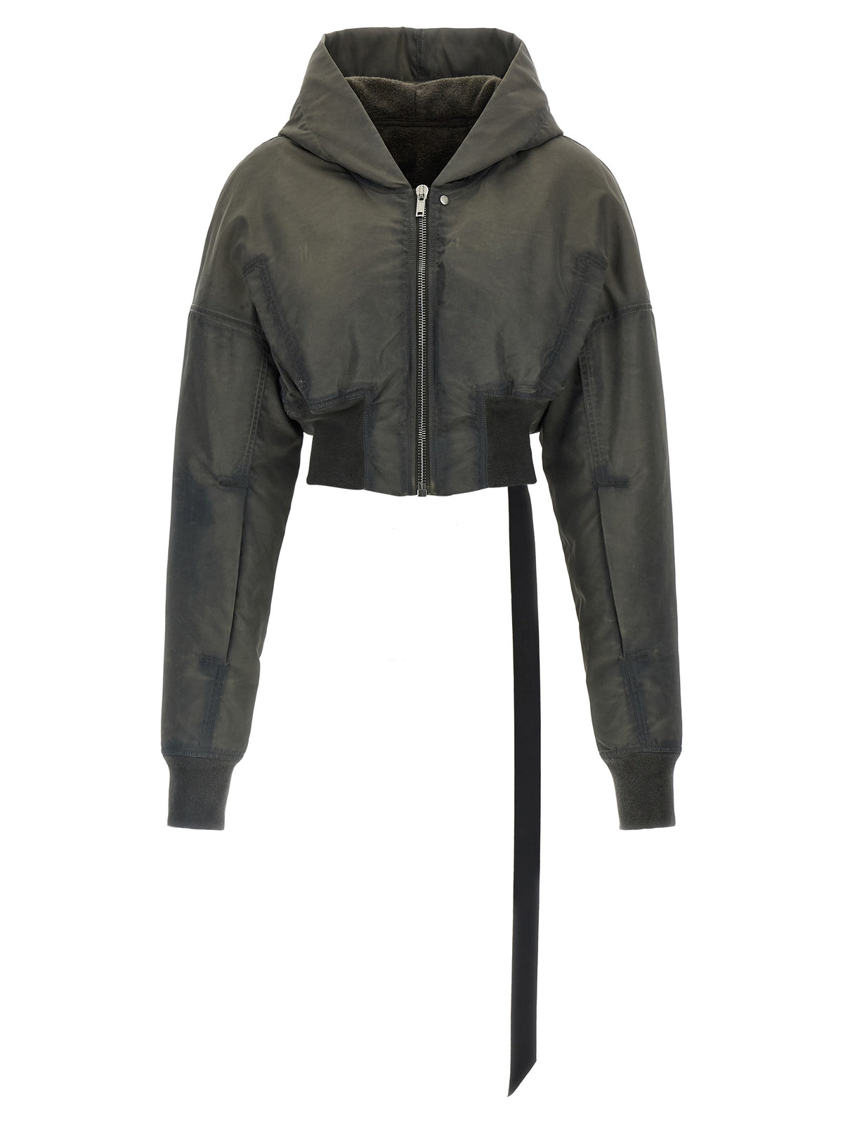 Drkshdw Women 'Hooded Cropped Flight' Bomber Jacket