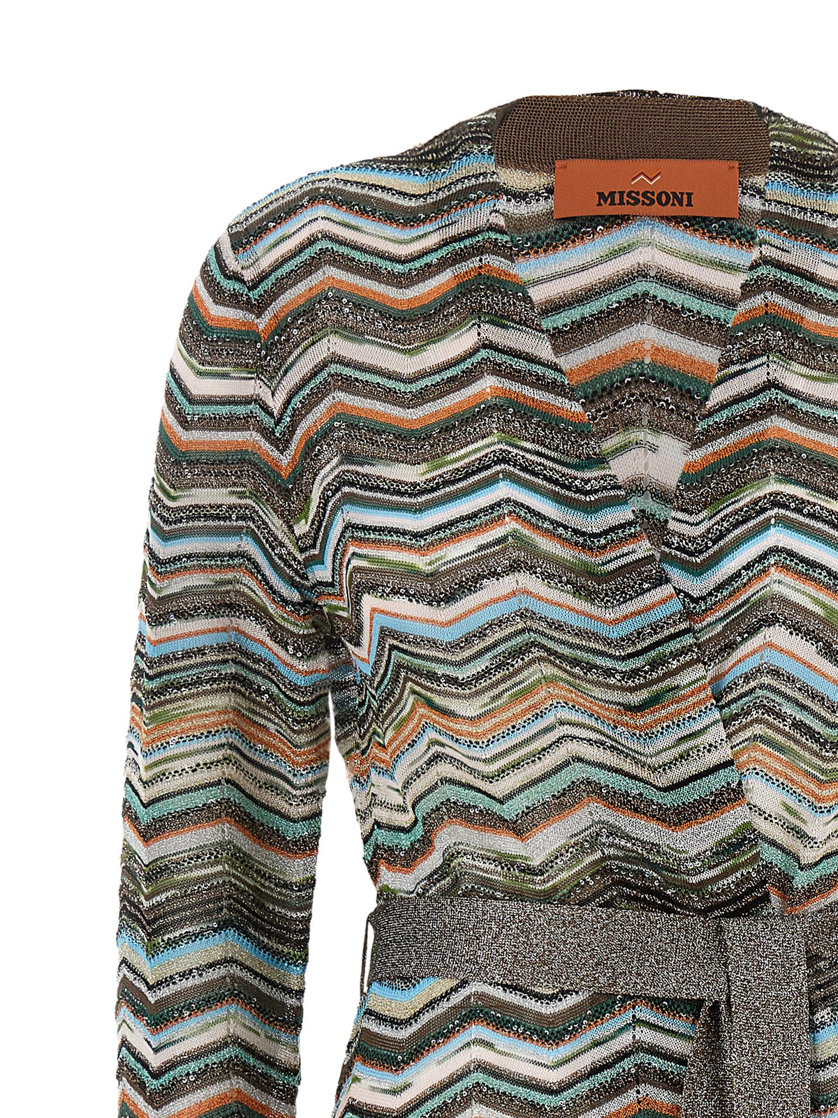 Missoni Women Chevron Lamé Cardigan