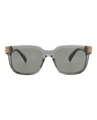 Dunhill Unisex Square/Rectangle Grey Grey Grey Fashion Designer Eyewear