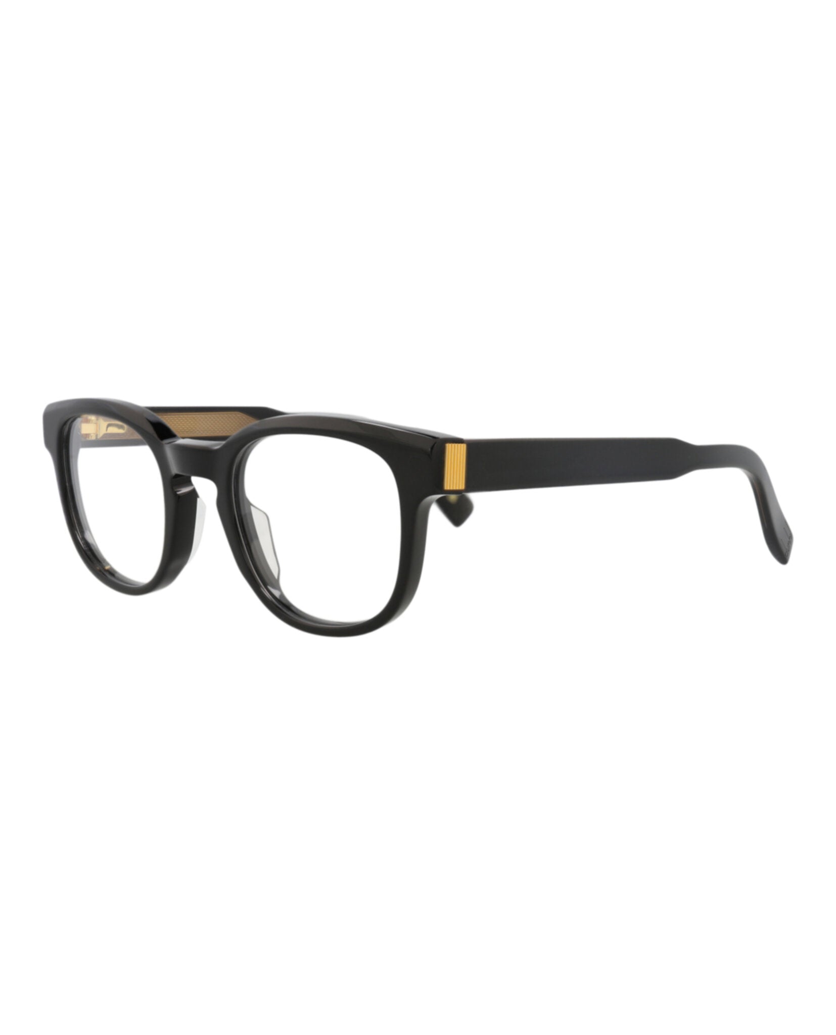 Dunhill Dunhill Mens Round/Oval Black Black Transparent Fashion Designer Eyewear