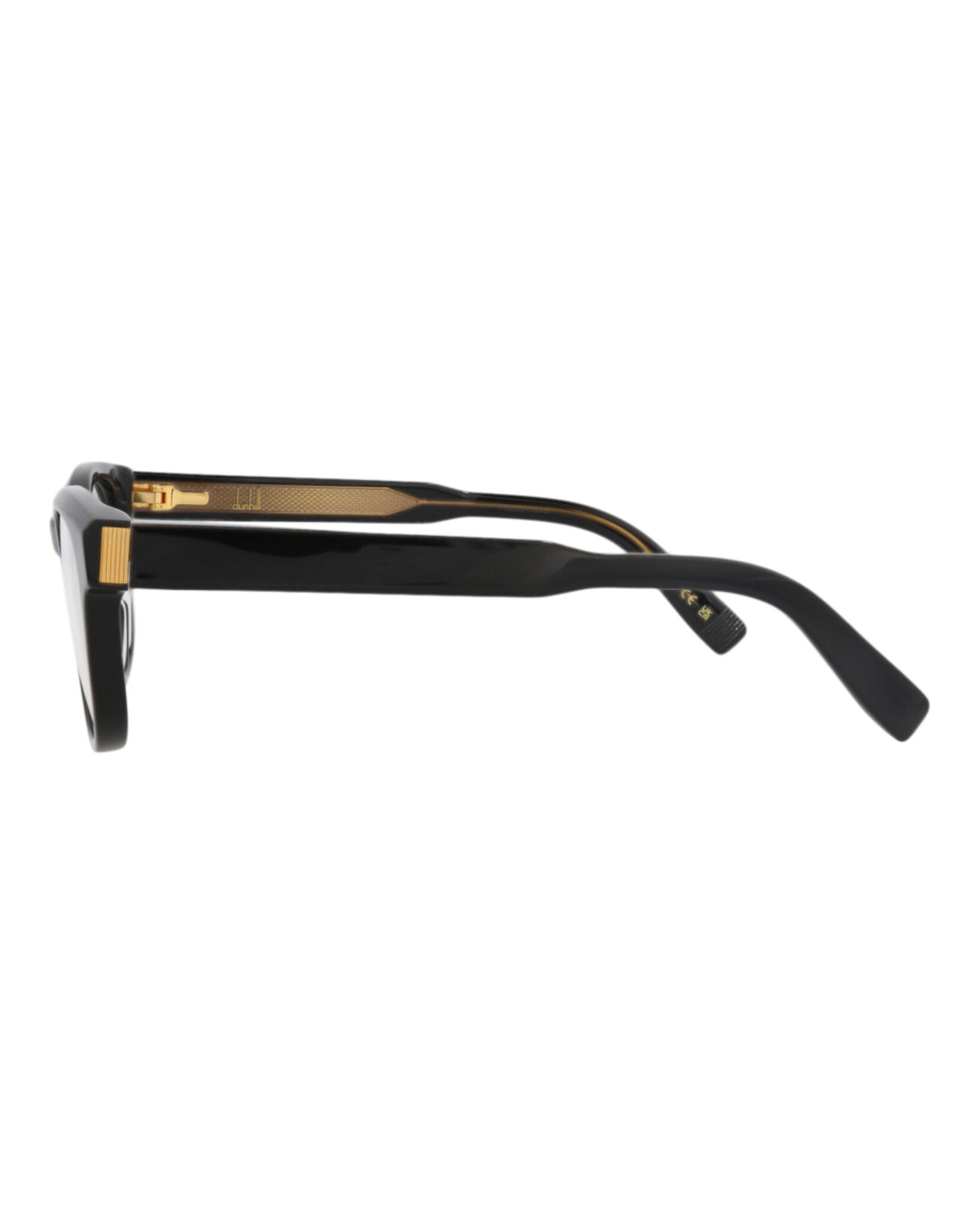 Dunhill Dunhill Mens Round/Oval Black Black Transparent Fashion Designer Eyewear