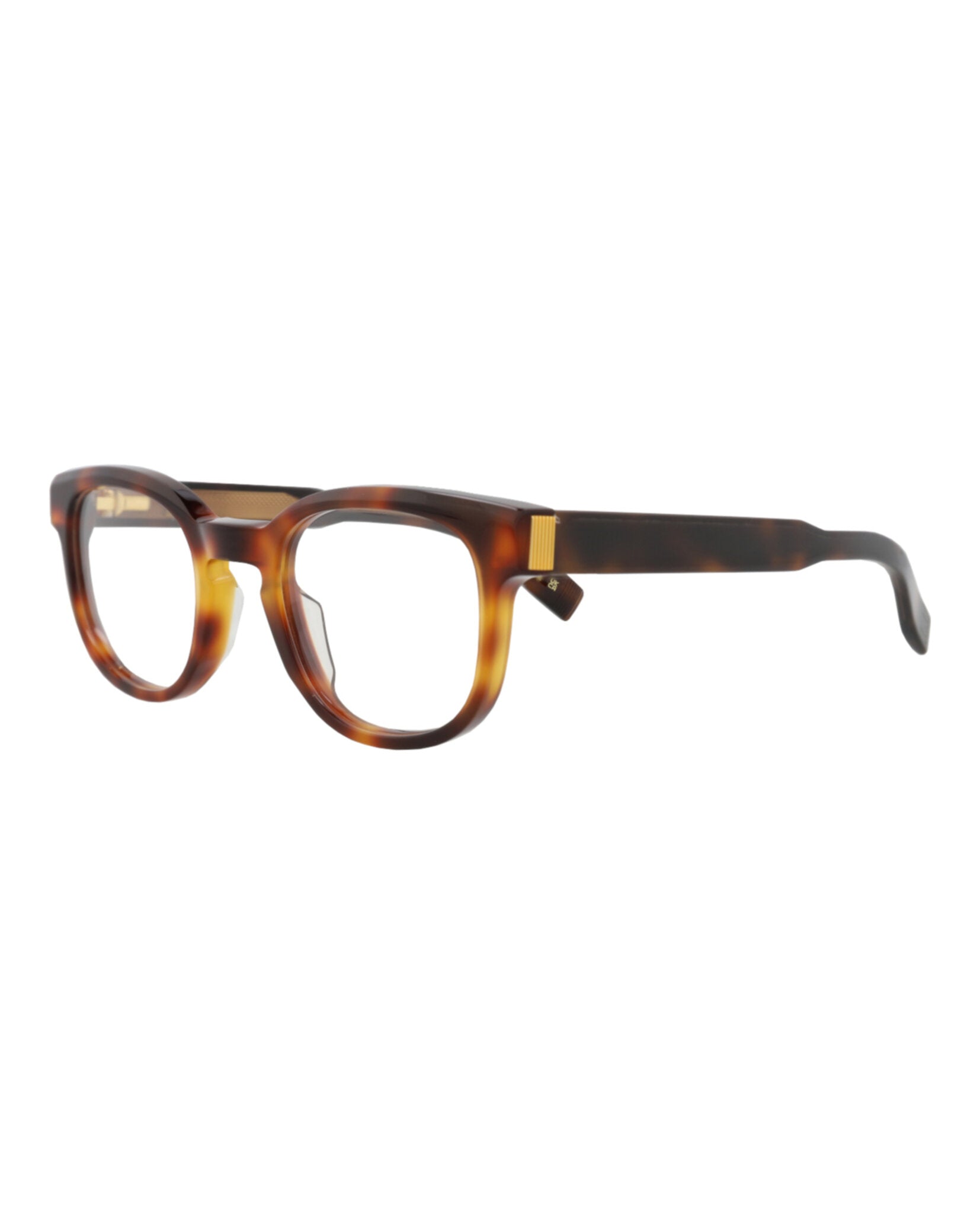 Dunhill Mens Round/Oval Havana Havana Transparent Fashion Designer Eyewear