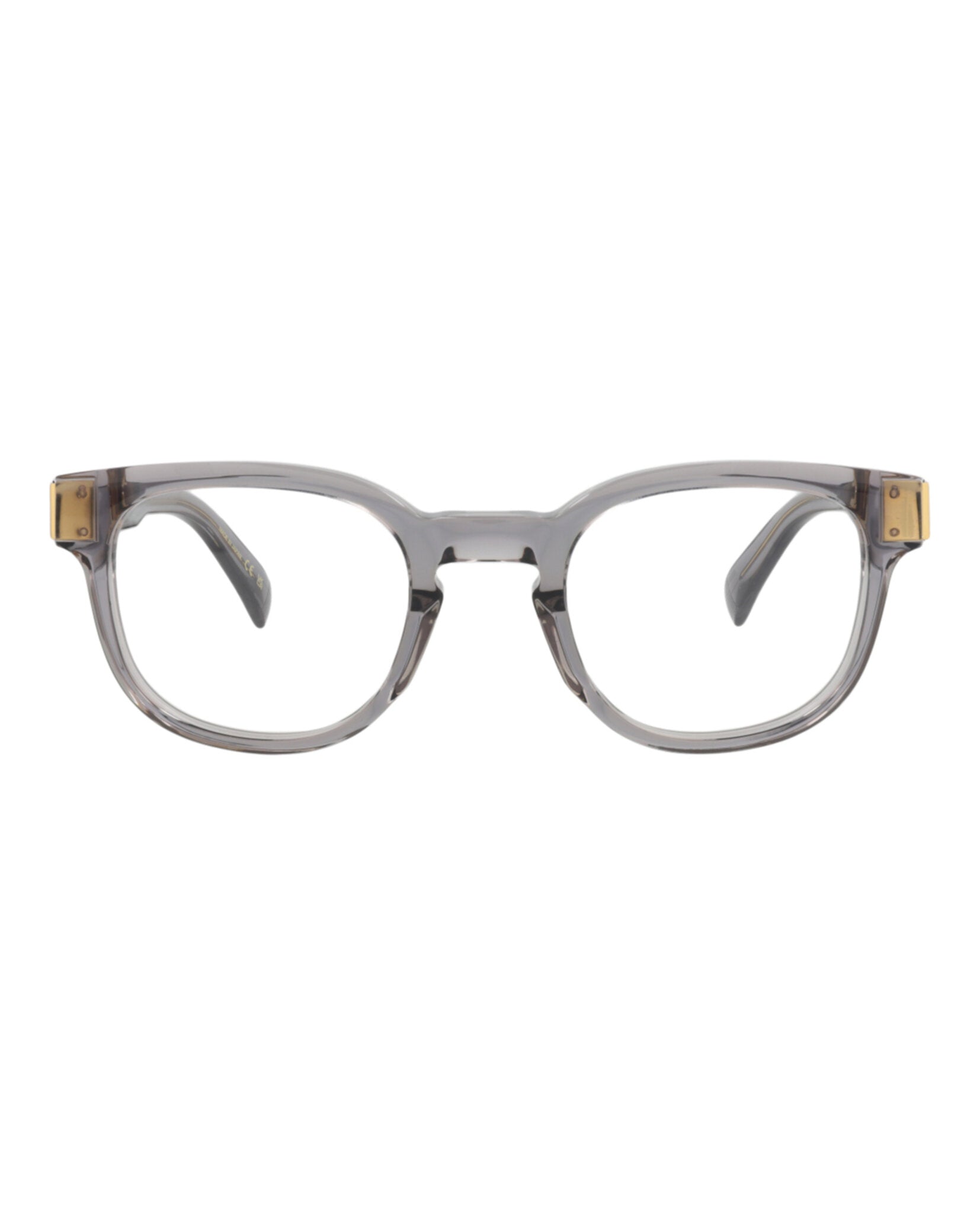 Dunhill Dunhill Mens Round/Oval Grey Grey Transparent Fashion Designer Eyewear
