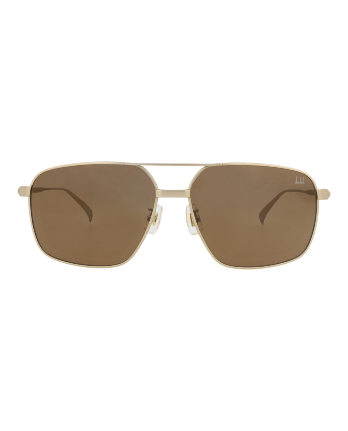 Dunhill Mens Aviator Gold Gold Brown Fashion Designer Eyewear