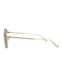 Dunhill Mens Aviator Gold Gold Brown Fashion Designer Eyewear