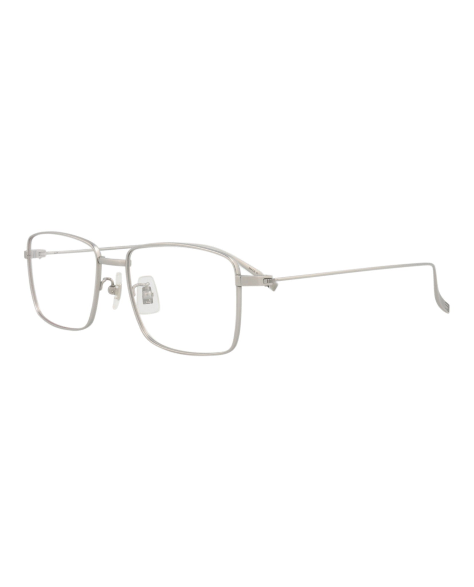 Dunhill Mens Square/Rectangle Silver Silver Transparent Fashion Designer Eyewear