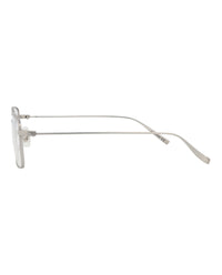 Dunhill Mens Square/Rectangle Silver Silver Transparent Fashion Designer Eyewear