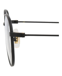Dunhill Dunhill Mens Round/Oval Black Black Transparent Fashion Designer Eyewear