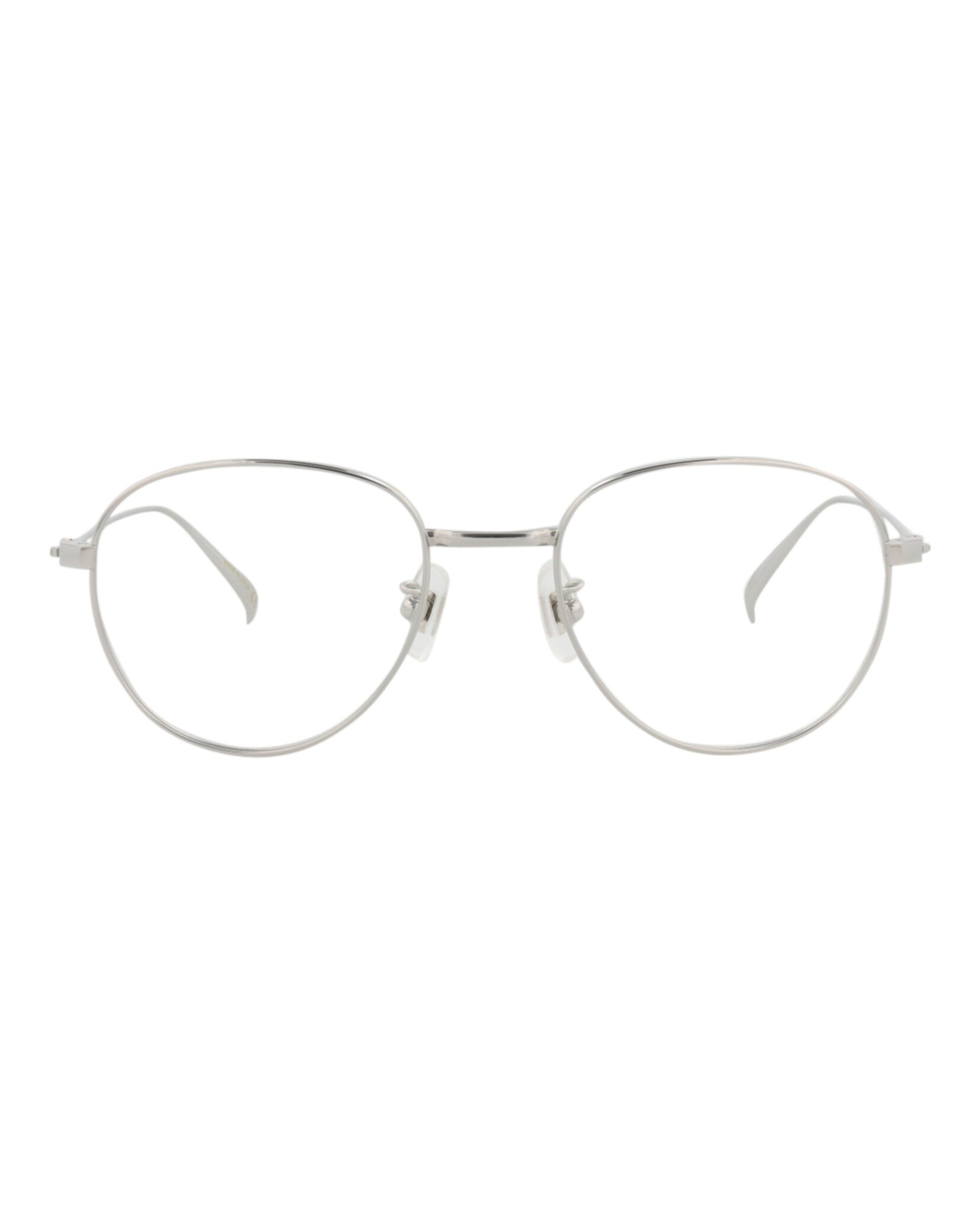 Dunhill Dunhill Mens Round/Oval Silver Silver Transparent Fashion Designer Eyewear
