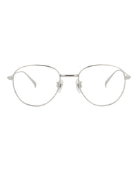 Dunhill Dunhill Mens Round/Oval Silver Silver Transparent Fashion Designer Eyewear