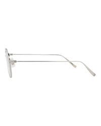 Dunhill Dunhill Mens Round/Oval Silver Silver Transparent Fashion Designer Eyewear