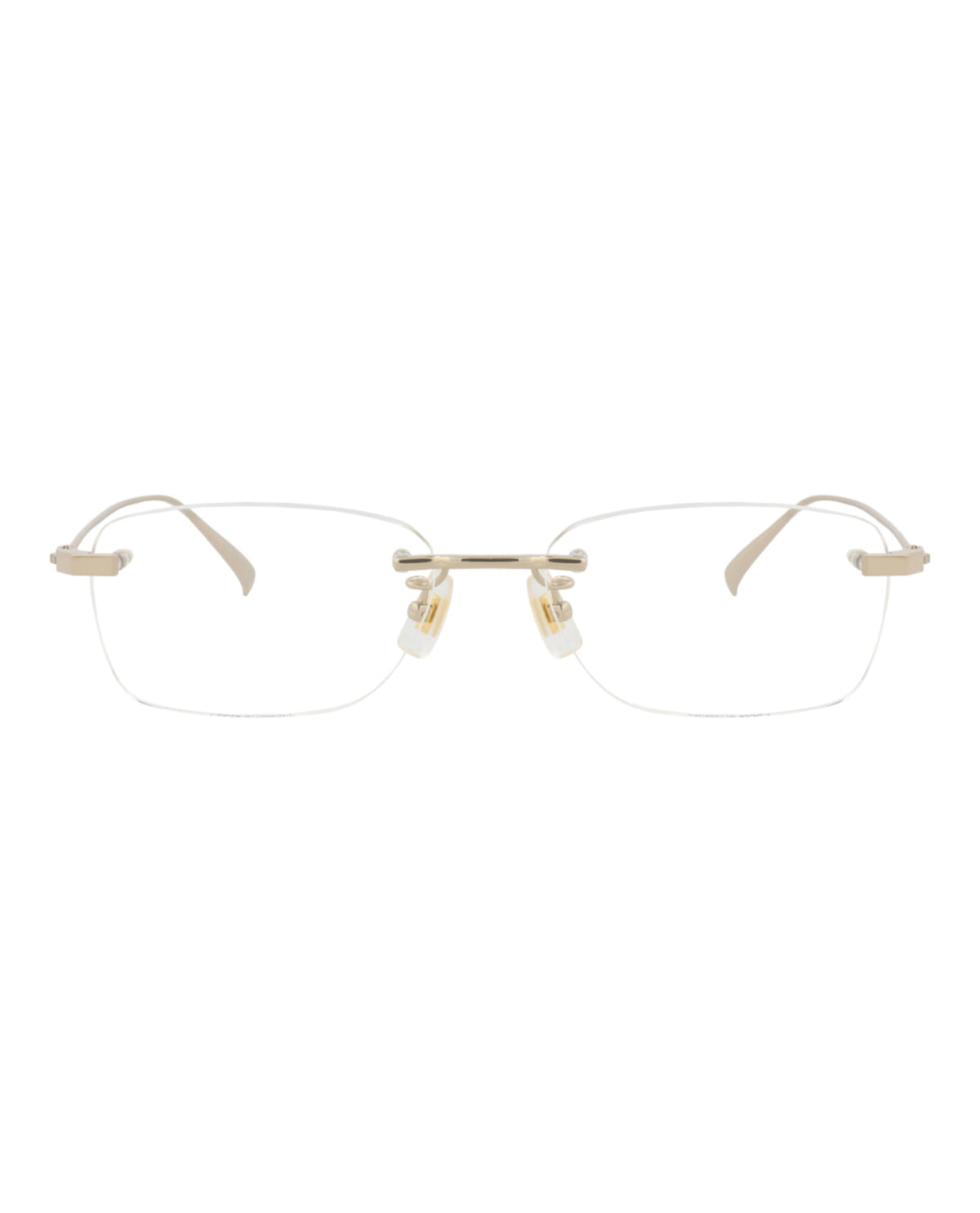 Dunhill Mens Square/Rectangle Gold Gold Transparent Fashion Designer Eyewear
