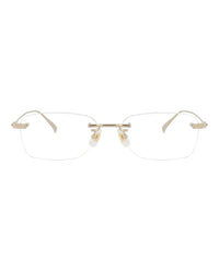 Dunhill Mens Square/Rectangle Gold Gold Transparent Fashion Designer Eyewear
