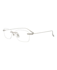 Dunhill Mens Square/Rectangle Silver Silver Transparent Fashion Designer Eyewear