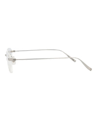 Dunhill Mens Square/Rectangle Silver Silver Transparent Fashion Designer Eyewear