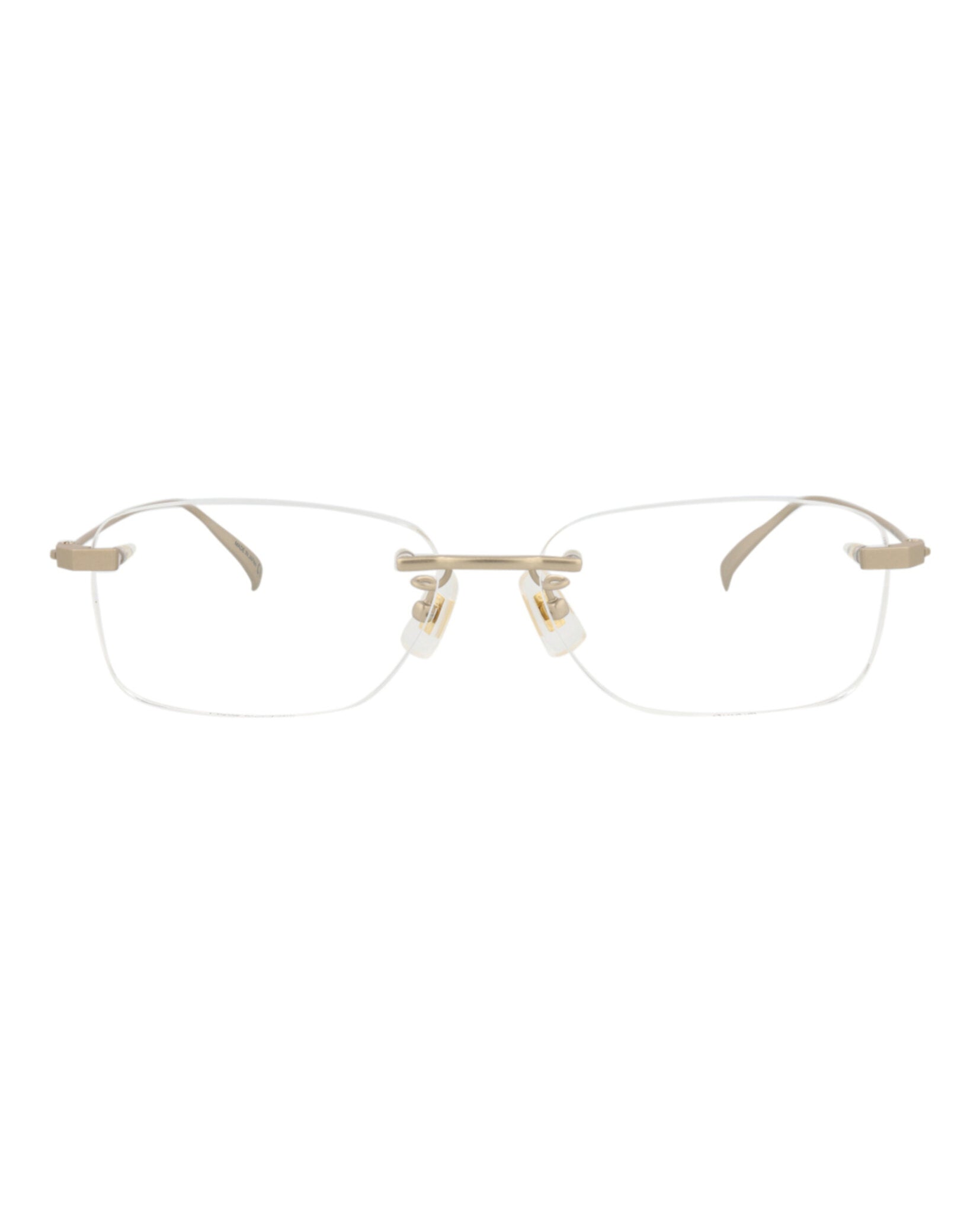 Dunhill Mens Square/Rectangle Gold Gold Transparent Fashion Designer Eyewear