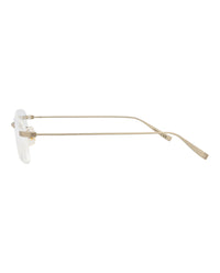 Dunhill Mens Square/Rectangle Gold Gold Transparent Fashion Designer Eyewear