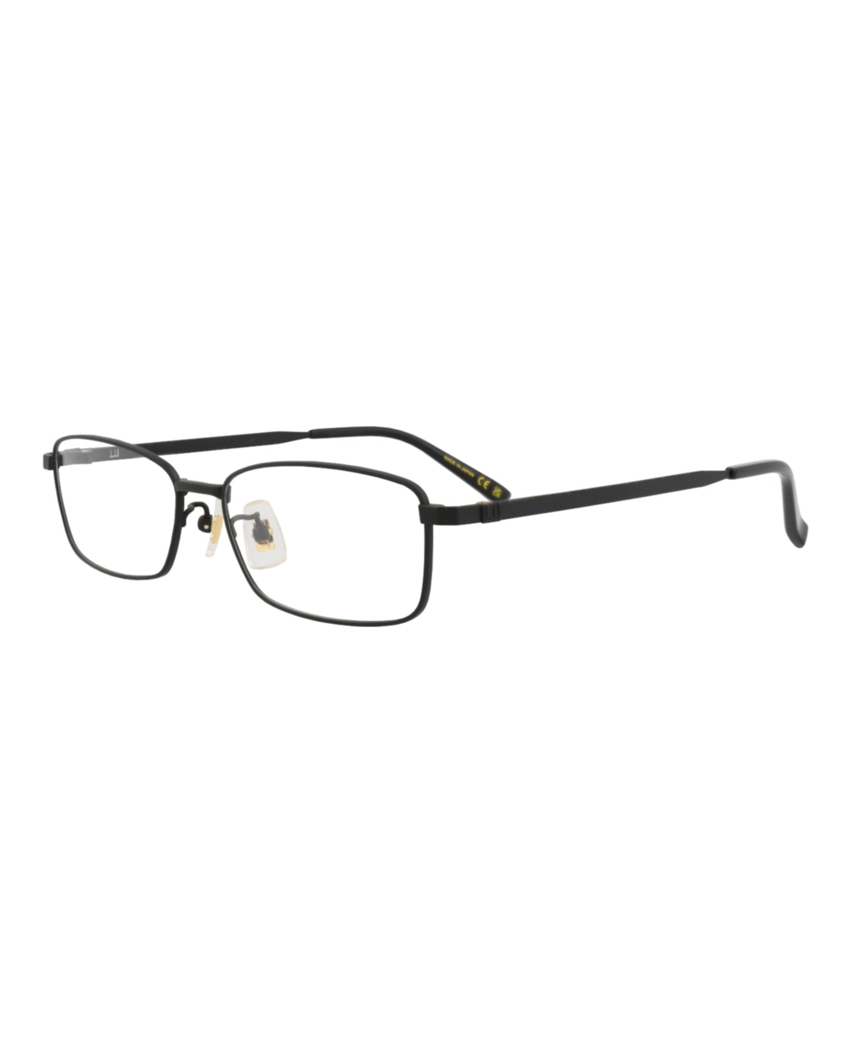 Dunhill Mens Square/Rectangle Black Black Transparent Fashion Designer Eyewear