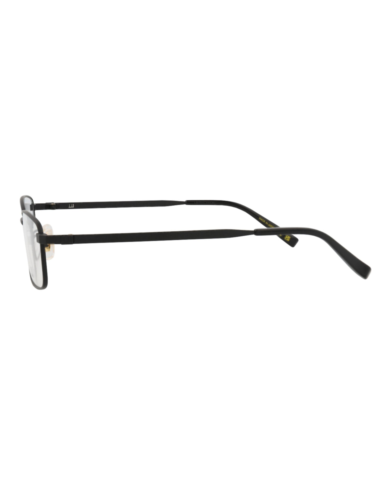 Dunhill Mens Square/Rectangle Black Black Transparent Fashion Designer Eyewear