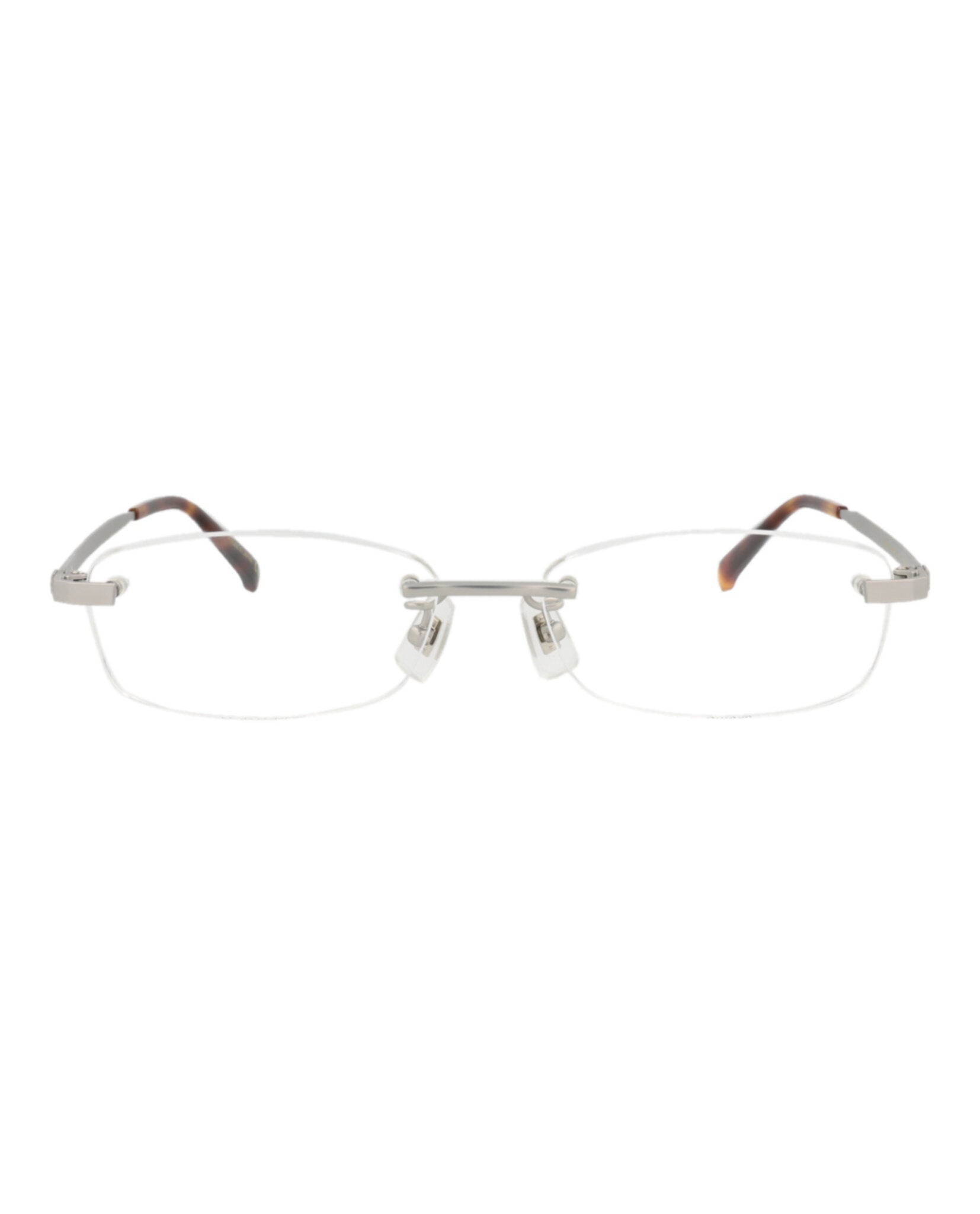Dunhill Mens Square/Rectangle Silver Silver Transparent Fashion Designer Eyewear