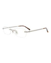 Dunhill Mens Square/Rectangle Silver Silver Transparent Fashion Designer Eyewear