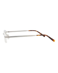 Dunhill Mens Square/Rectangle Silver Silver Transparent Fashion Designer Eyewear