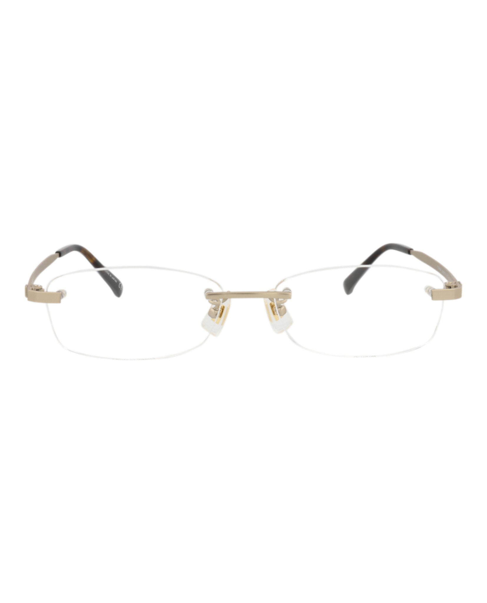 Dunhill Mens Square/Rectangle Gold Gold Transparent Fashion Designer Eyewear
