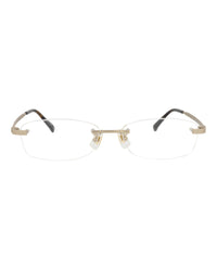 Dunhill Mens Square/Rectangle Gold Gold Transparent Fashion Designer Eyewear