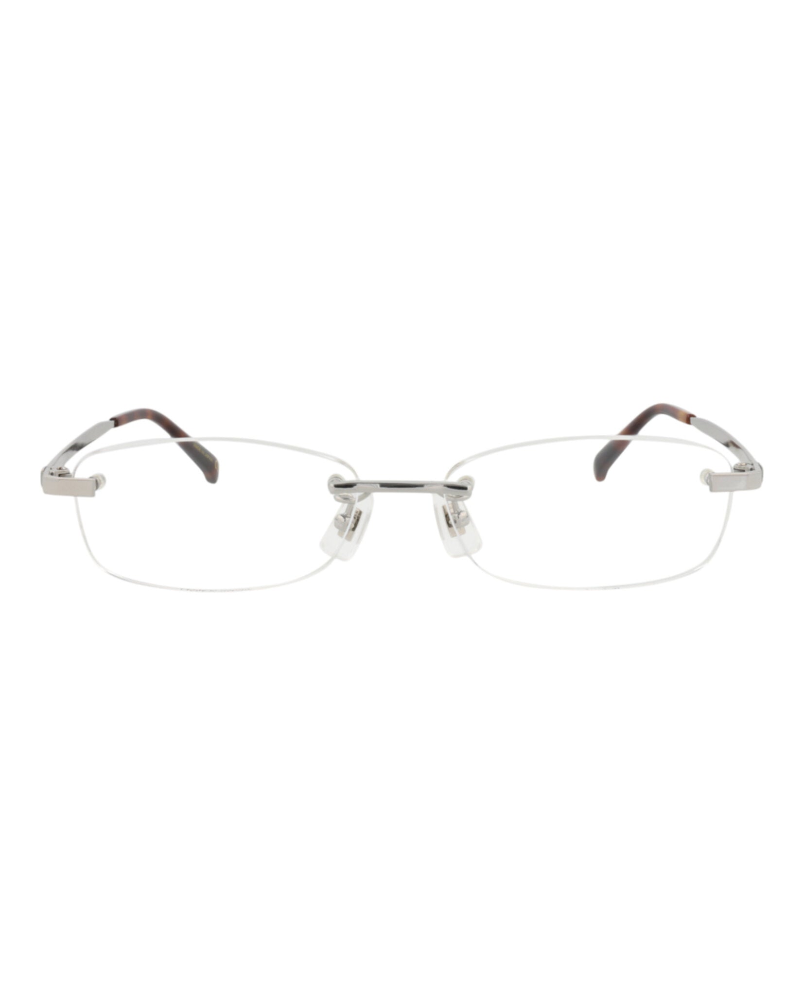 Dunhill Dunhill Mens Square/Rectangle Silver Silver Transparent Fashion Designer Eyewear