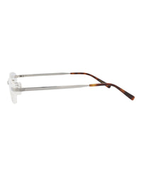 Dunhill Dunhill Mens Square/Rectangle Silver Silver Transparent Fashion Designer Eyewear
