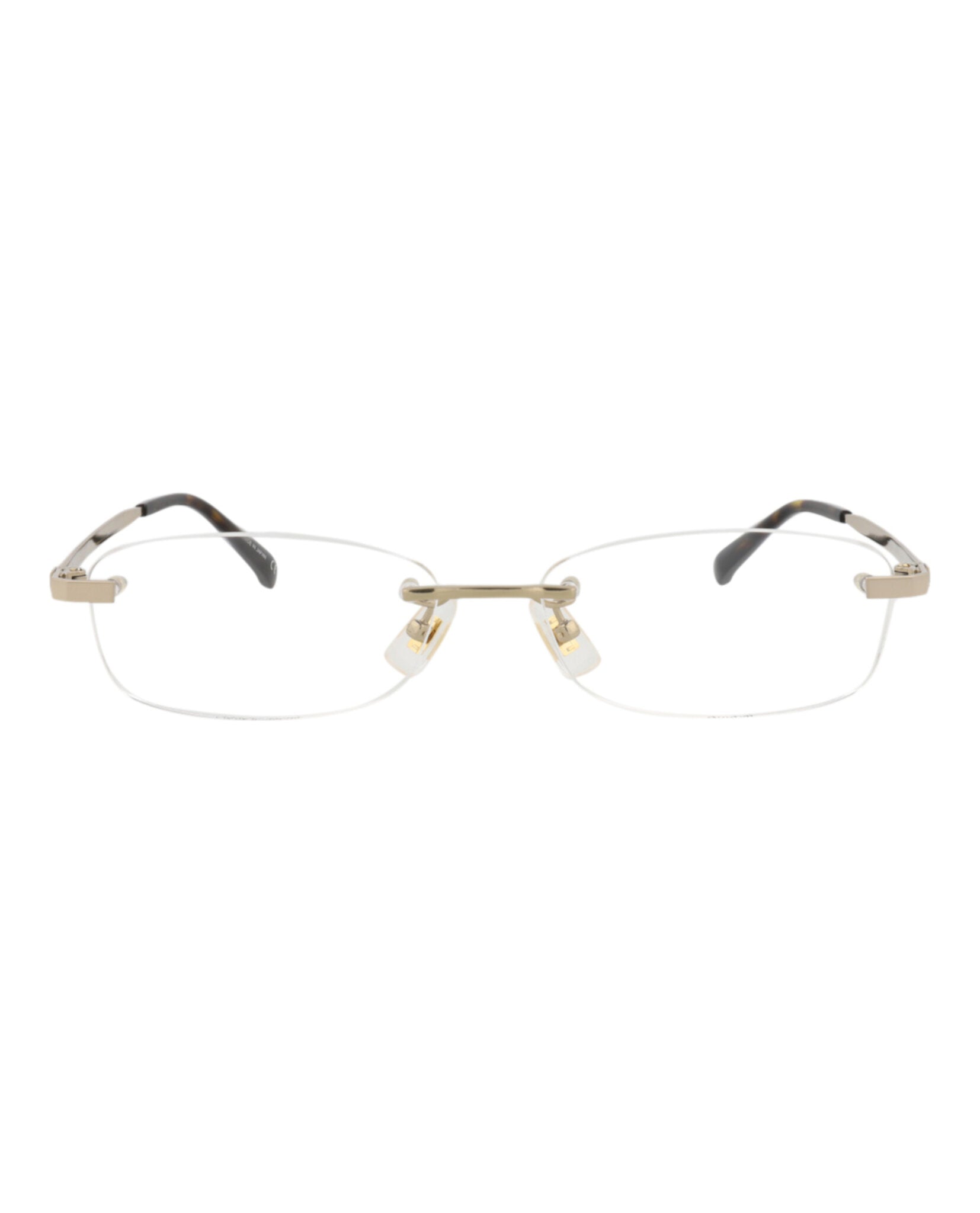 Dunhill Dunhill Mens Square/Rectangle Gold Gold Transparent Fashion Designer Eyewear