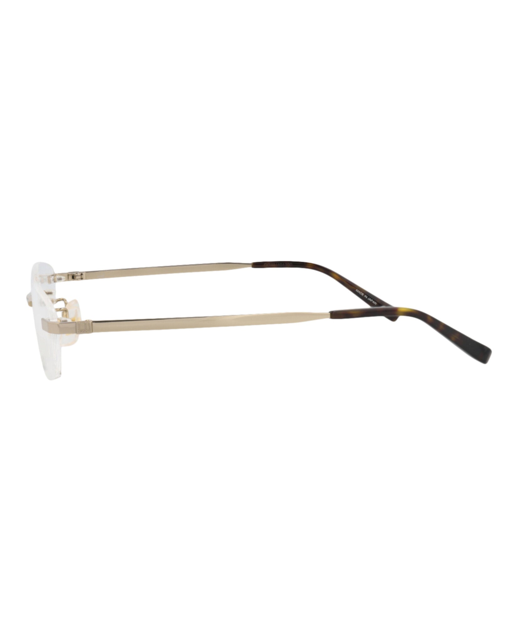 Dunhill Dunhill Mens Square/Rectangle Gold Gold Transparent Fashion Designer Eyewear