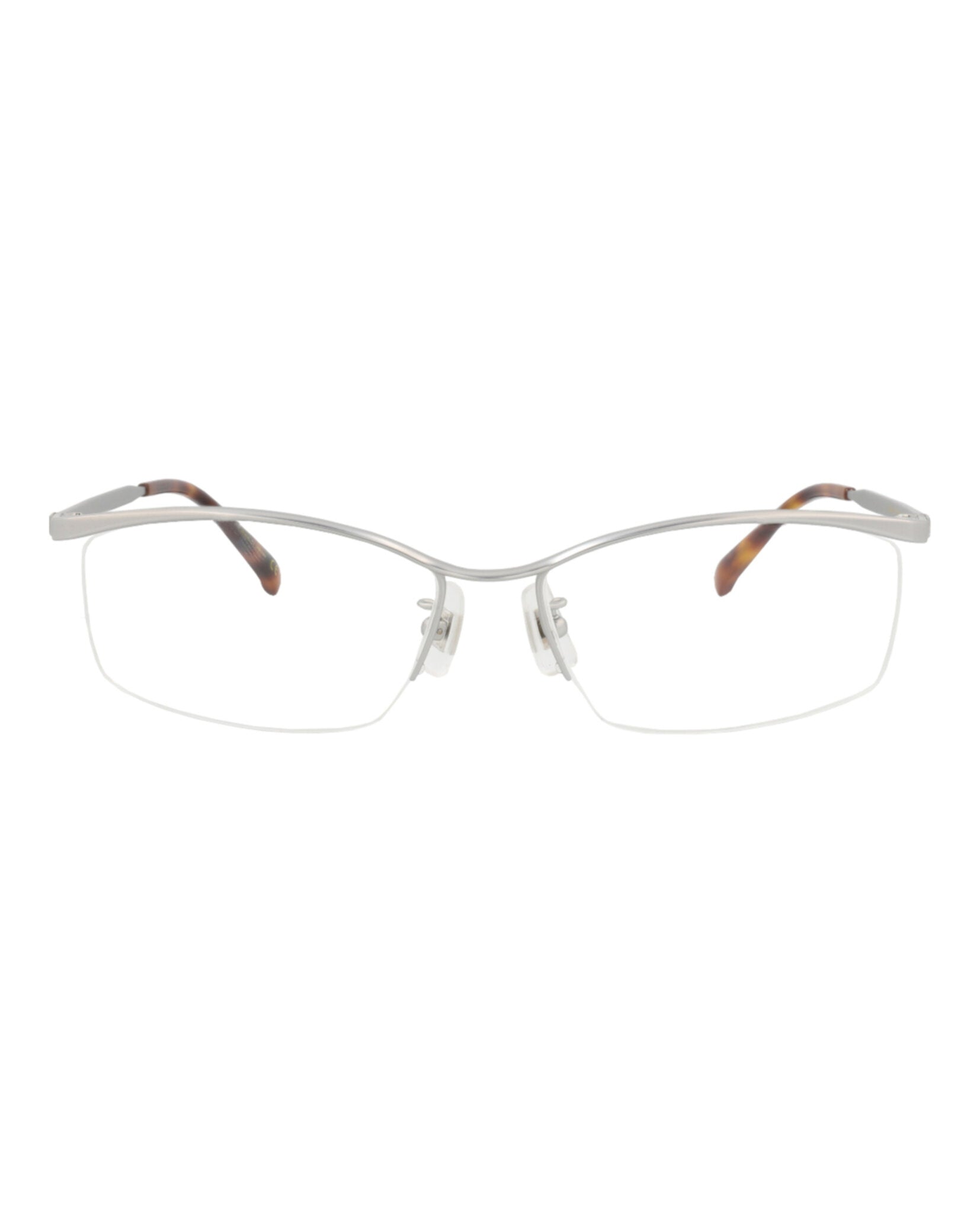 Dunhill Mens Square/Rectangle Silver Silver Transparent Fashion Designer Eyewear