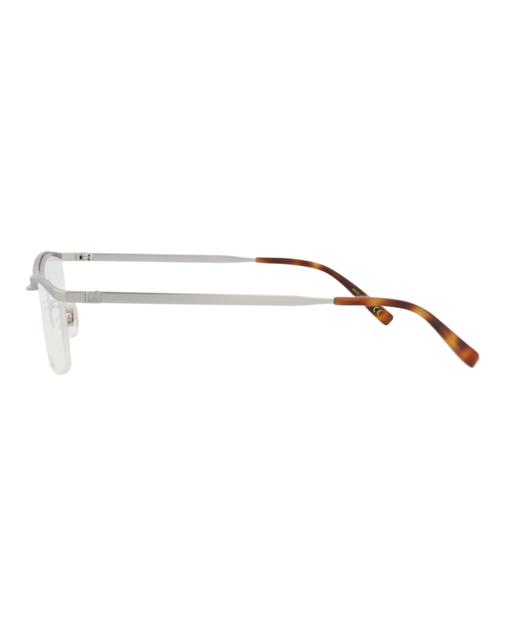 Dunhill Mens Square/Rectangle Silver Silver Transparent Fashion Designer Eyewear