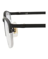 Dunhill Mens Round/Oval Black Black Transparent Fashion Designer Eyewear