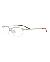 Dunhill Mens Round/Oval Silver Silver Transparent Fashion Designer Eyewear