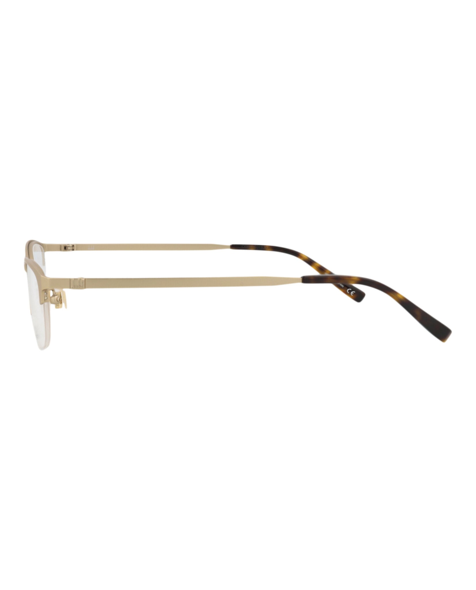Dunhill Mens Round/Oval Gold Gold Transparent Fashion Designer Eyewear
