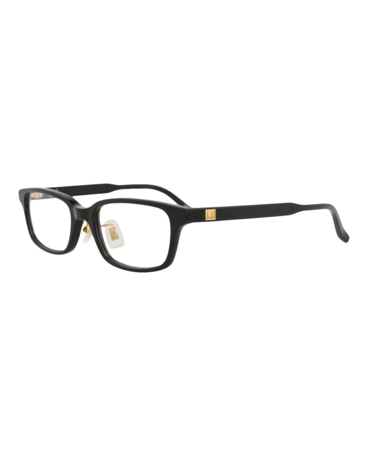 Dunhill Mens Square/Rectangle Black Black Transparent Fashion Designer Eyewear