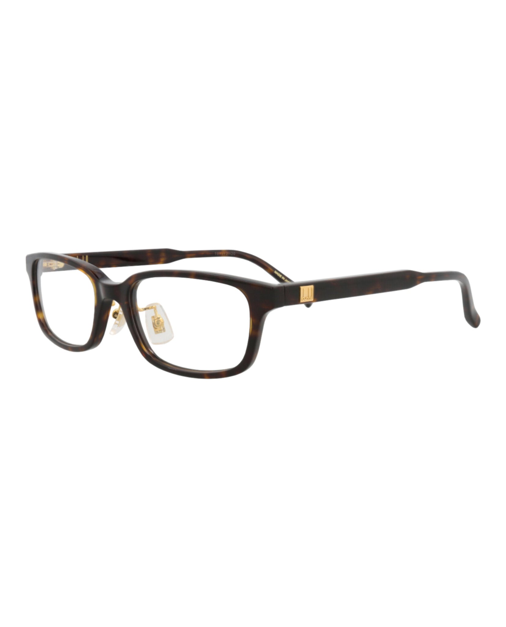 Dunhill Mens Square/Rectangle Havana Havana Transparent Fashion Designer Eyewear