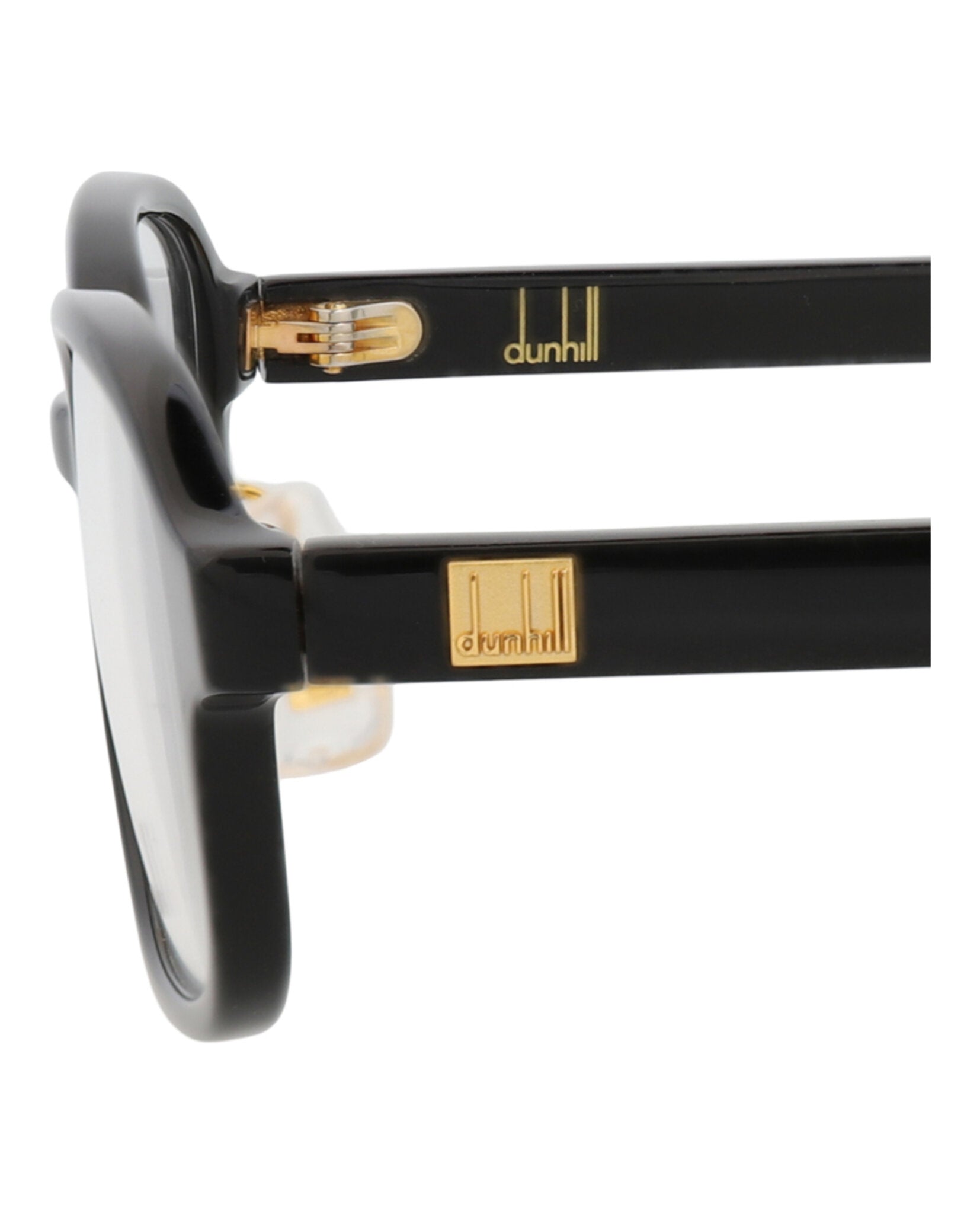Dunhill Dunhill Mens Round/Oval Black Black Transparent Fashion Designer Eyewear