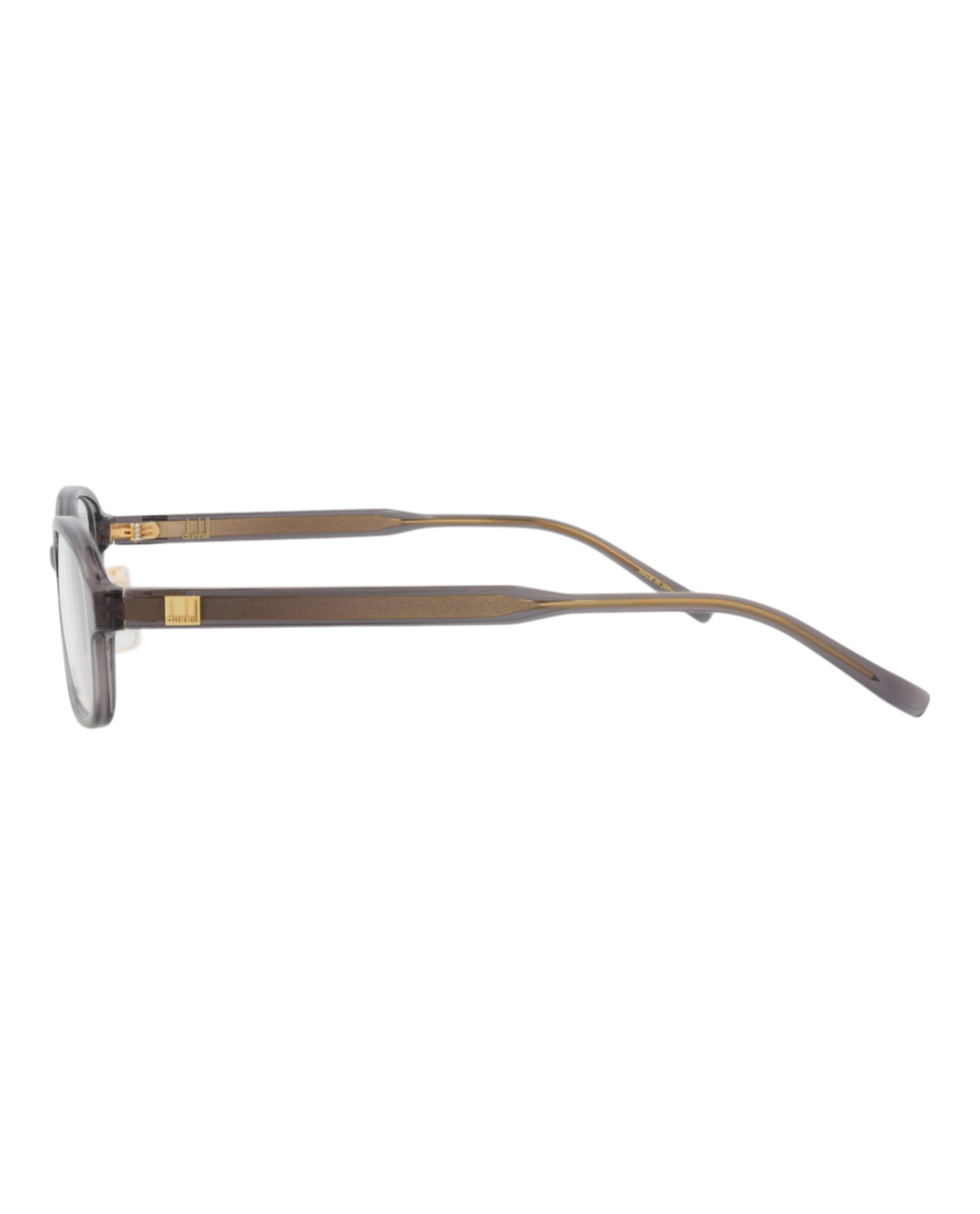 Dunhill Dunhill Mens Round/Oval Grey Grey Transparent Fashion Designer Eyewear