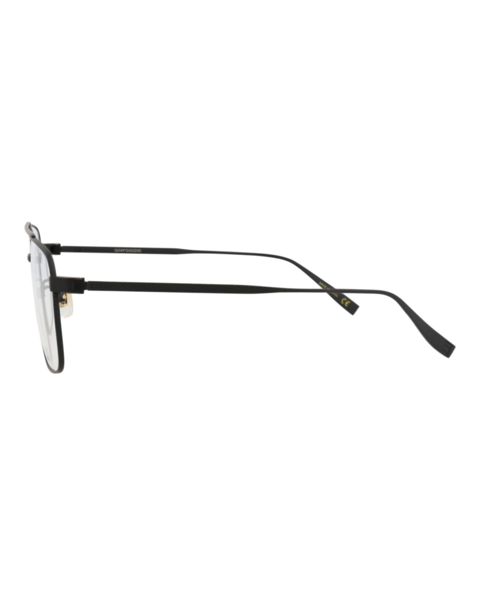 Dunhill Dunhill Unisex Square/Rectangle Black Black Transparent Fashion Designer Eyewear