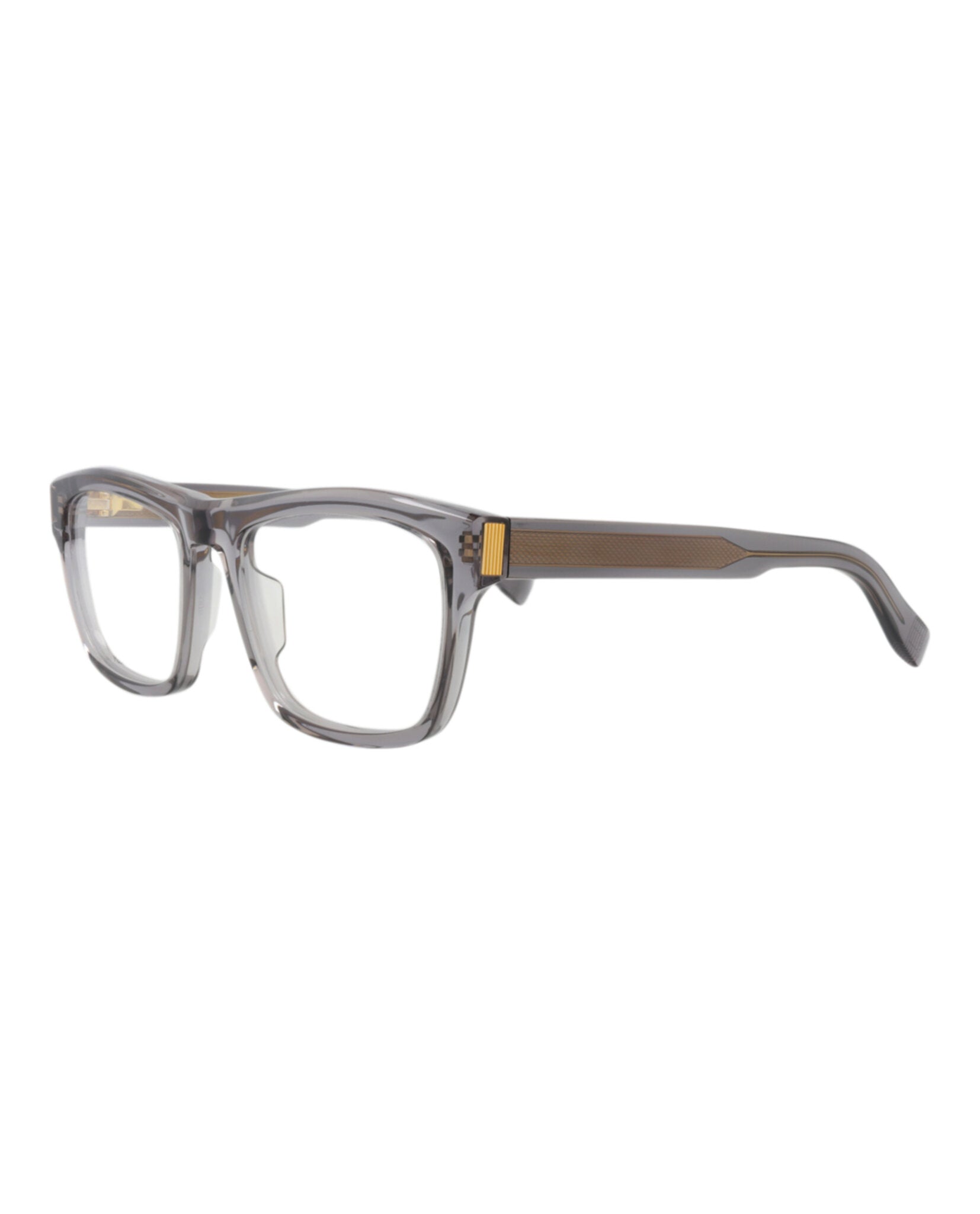 Dunhill Dunhill Mens Square/Rectangle Grey Grey Transparent Fashion Designer Eyewear