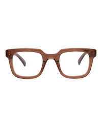 Dunhill Mens Square/Rectangle Brown Brown Transparent Fashion Designer Eyewear