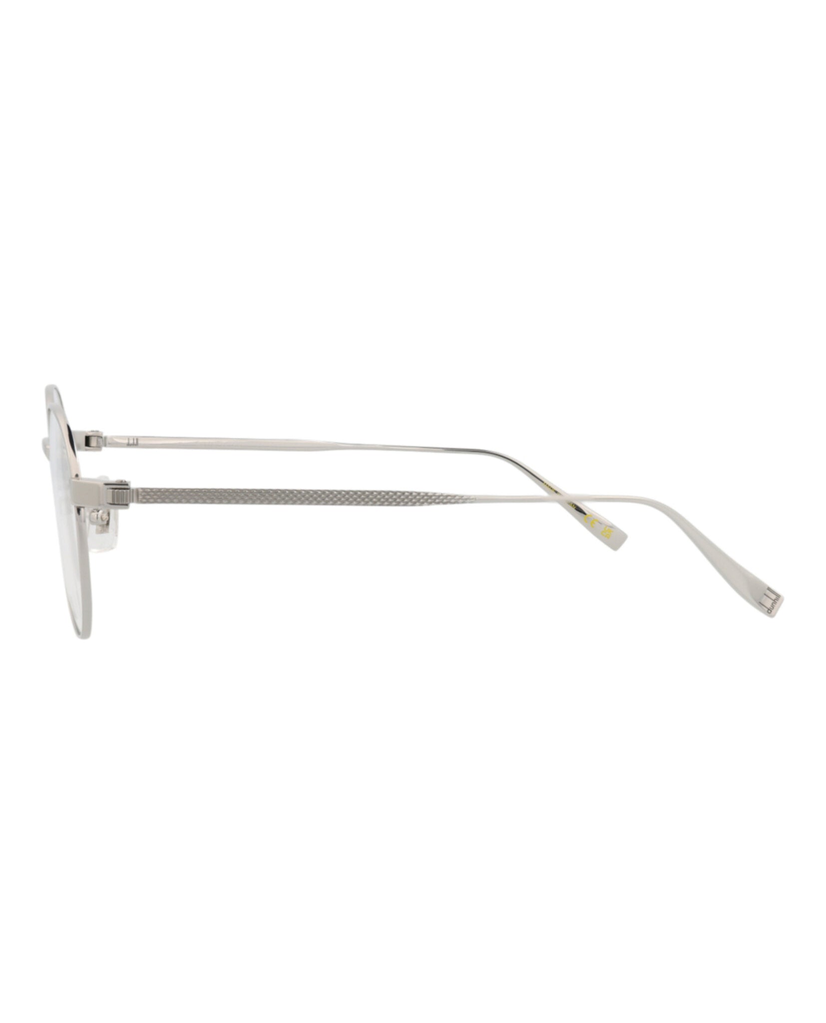 Dunhill Mens Round/Oval Silver Silver Transparent Fashion Designer Eyewear