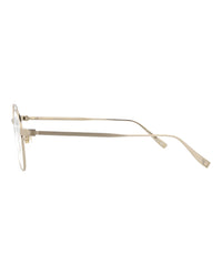 Dunhill Mens Round/Oval Gold Gold Transparent Fashion Designer Eyewear