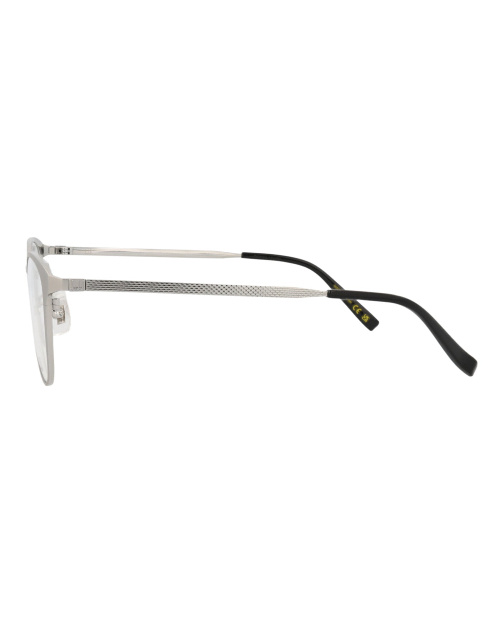 Dunhill Mens Round/Oval Silver Silver Transparent Fashion Designer Eyewear